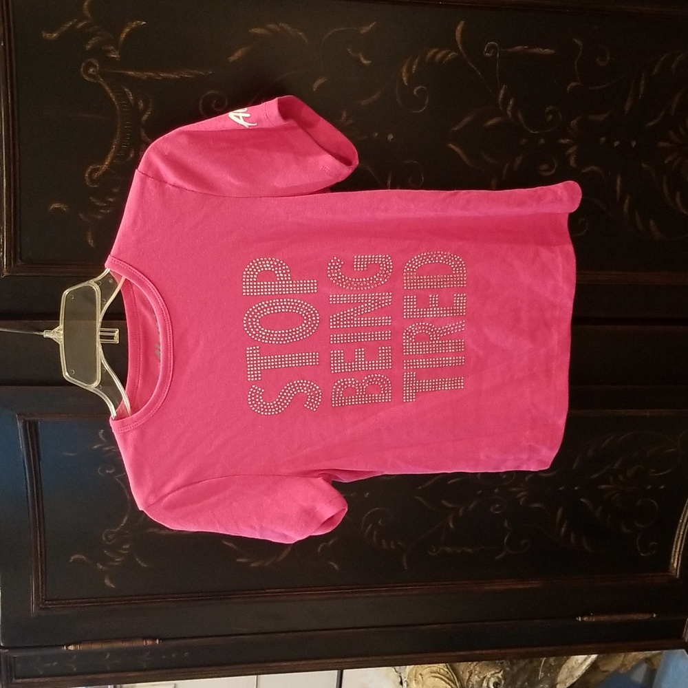 Alani Pink Short Sleeve Tee Size M